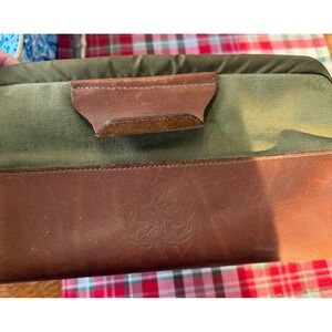 gokeys olive and brown men's touletry‎ bag